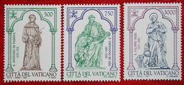 Sant'Antonio Di Padova 1995 Mi 1158-1160 Yv 1020-1022 POSTFRIS / MNH / ** VATICANO VATICAN VATICAAN - Nuovi