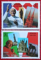 Pope John Paul II's Journeys 1995 Mi 1161-1162 Yv 1023-1024 POSTFRIS / MNH / ** VATICANO VATICAN VATICAAN - Nuovi