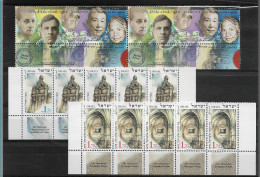 TIMBRE STAMP ZEGEL ISRAEL PETIT LOT 5 X 1359-60 ET 1403  XX - Neufs (avec Tabs)