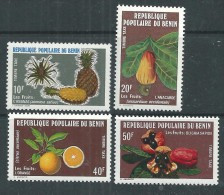 Bénin Taxe  N° 47 / 50 XX  Fruits Du Bénin  Les 4 Valeurs Sans Charnière, TB - Benin - Dahomey (1960-...)