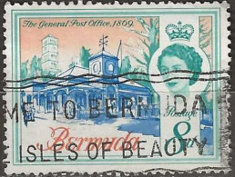 BERMUDA 1962 GPO, Hamilton, 1869 - 8d Multicoloured AVU - Bermudes