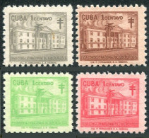 Cuba RA39-RA42,MNH.Michel Zw39-42. Tax 1958.National Council Of Tuberculosis. - Ongebruikt