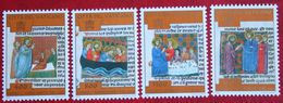 Holi Year 2000 Miniatures From The Hand Manuscrips 1997 Mi 1222-1225 Yv 1084-1087 POSTFRIS MNH VATICANO VATICAN VATICAAN - Neufs