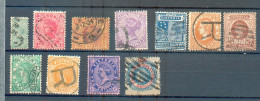 B 218 - Victoria - YT 127 à 132 / 134-135 / 137 à 139 ° Obli - Used Stamps