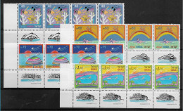 TIMBRE STAMP ZEGEL ISRAEL PETIT LOT 4 X 1060-63  XX - Neufs (avec Tabs)