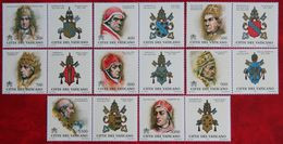 Les Papes Pausen Päpste Popes 1998 Mi 1234-1241 Yv 1096-1100 Postfris MNH ** VATICANO VATICAN VATICAAN - Neufs