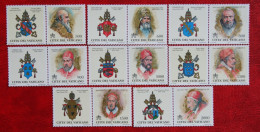 Les Papes Pausen Päpste Popes 1999 Mi 1269-1276 Yv 1129-1136 POSTFRIS MNH ** VATICANO VATICAN VATICAAN - Neufs