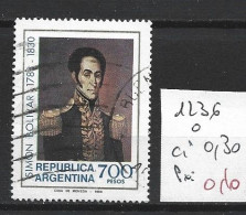 ARGENTINE 1236 Oblitéré Côte 0.30 € - Used Stamps