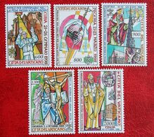 Die Weltreisen Von Papst Johannes Paul II 1999 Mi 1297-1301 Yv 1156-1160 POSTFRIS MNH ** VATICANO VATICAN VATICAAN - Nuovi