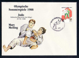 Olympics 1988 - Judo - Meiling - SOUTH KOREA - FDC Cover - Summer 1988: Seoul