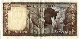 Billet Banque Du Liban Une Livre - Libanon