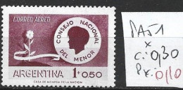 ARGENTINE PA 51 * Côte 0.30 € - Poste Aérienne