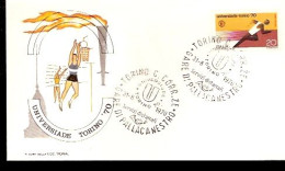 UNIVERSIADI TORINO 1970 ANNULLO SPECIALE BASKET - Basket-ball