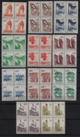 2392 Yugoslavia 1966 Industry, Definitive,11 Value, Block Of 4 MNH - Ongebruikt