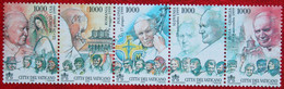 Voyages De Jean Paul II Dans Le Monde 2000 Mi 1353-1357 Yv 1204-1208 POSTFRIS MNH ** VATICANO VATICAN VATICAAN - Nuovi