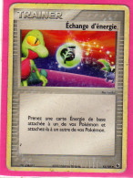 Carte Pokemon Ex 2003 Rubis Saphir 82/109 Echange D'energie Dos Blanchi Usagée - Ex