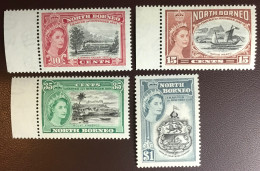 North Borneo 1956 Company Anniversary $1 MH Rest MNH - Borneo Septentrional (...-1963)