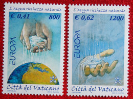 EUROPA CEPT 2001 Mi 1372-1373 Yv 1230A 1230B POSTFRIS MNH ** VATICANO VATICAN VATICAAN - Ongebruikt