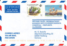 Seychelles Air Mail Cover Sent To Germany - Seychellen (1976-...)