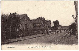 77 - B21441CPA - VILLEPARISIS - Rue De La Gare - Très Bon état - SEINE-ET-MARNE - Villeparisis