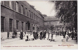 0 - B20749CPA - WEZ - HOLLAIN  - BELGIQUE - Cour Du Pensionnat . Etablissement Des Dames De Saint Charles - Très Bon éta - Brunehaut
