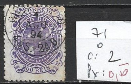 BRESIL 71 Oblitéré Côte 2 € - Used Stamps