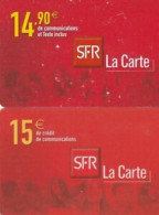 A20 - 2 TELECARTES SFR Pour 1 Euro - Mobicartes