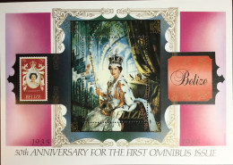Belize 1985 Omnibus Stamp Anniversary Minisheet MNH - Belize (1973-...)