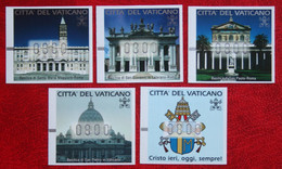 Automat Stamps, Basiliche Heiliges Jahr Holy Year FRAMA Labels 2000 Mi ATM 1-5 Yv POSTFRIS MNH VATICANO VATICAN VATICAAN - Nuovi
