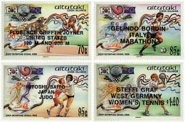 725776 HINGED AITUTAKI 1988 24 JUEGOS OLIMPICOS VERANO SEUL 1988 - Aitutaki