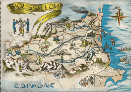 Roussillon  Carte Géographique - Roussillon