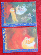 EUROPA CEPT Circus Zirkus 2002 Mi 1415-1416 Yv 1270-1271 POSTFRIS / MNH / ** VATICANO VATICAN VATICAAN - Neufs