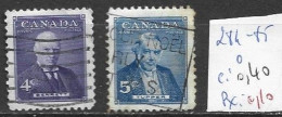 CANADA 284-85 Oblitérés Côte 0.40 € - Used Stamps