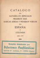 CATALOGO PRIMER SUPLEMENTO DEL CATALOGO DE MATASELLOS ESPECIALES PRIMEROS DIAS. 1957 - Temáticas