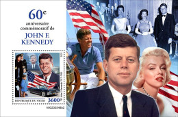 Niger 2023 60th Memorial Anniversary Of John F. Kennedy. (348b2) OFFICIAL ISSUE - Kennedy (John F.)