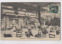 BORDEAUX - 1908 - HOTEL RESTAURANT Du Chapon Fin -  Sous La Verrière - Beau Plan - Restaurantes