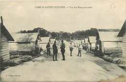 53 - Sainte Suzanne - Camp De Sainte Suzanne - Vue Des Baraquements - Animée - Correspondance - Voyagée En 1924 - CPA -  - Sainte Suzanne