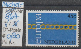 1971 - NIEDERLANDE - SM "Europa - Kette" 45 C Mehrf. - **  Postfrisch - S. Scan (964 Nl) - Ongebruikt