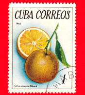 CUBA - Usato - 1965 - Frutti Tropicali - Arancia - 1 - Usati