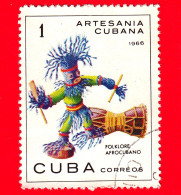 CUBA - Usato - 1666 - Artigianato - Giocattoli - Bambola - Folclore Afro Cubano - 1 - Usados