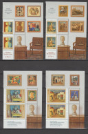 ROMANIA 2023 PAINTING -THE ARTIST'S HOUSE - Painter Alexandru Tipoia - 2 Sets With Labels  And Illustrated Borders MNH** - Modern