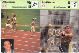 GF1888 - FICHES RENCONTRE - VICTOR SANEEV - ALEXANDRE GREBENIUK - BORIS ZAITCHOUK - TATIANA KAZANKINA - Athletics