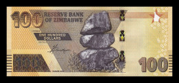 Zimbabwe 100 Dollars 2020 Pick 106 Sc Unc - Simbabwe