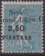 Syrie  97* Variété Surcharge Déplacée - Autres & Non Classés