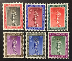 1937 Luxembourg -Duke Venceslav II -  Caritas - 6 Stamps Unused ( Mint Hinged ) - Ungebraucht