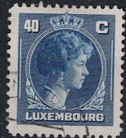 Luxemburg - Großherzogin Charlotte "Rechtsprofil" Größeres Format (MiNr: 353) 1946 - Gest Used Obl - 1944 Charlotte Right-hand Side