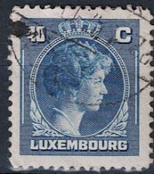 Luxemburg - Großherzogin Charlotte "Rechtsprofil" Größeres Format (MiNr: 353) 1946 - Gest Used Obl - 1944 Charlotte Rechterzijde