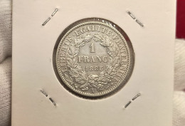 Francia France 1 Franc 1888 A Paris Km 822 Platac - 888-898 Odo Von Paris