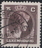 Luxemburg - Großherzogin Charlotte "Rechtsprofil" Größeres Format (MiNr: 358) 1946 - Gest Used Obl - 1944 Charlotte Rechterzijde