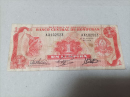 Billete Honduras 1 Lempira, Año 1972 - Honduras